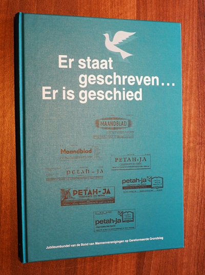 Afbeeling voor de pagina: Er staat geschreven. Er is geschied.